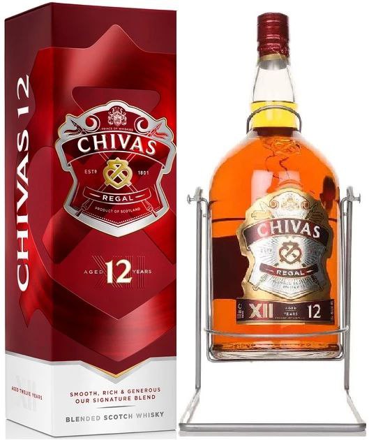 Віскі Chivas Regal 12 y.o. 40%  4.5 л 